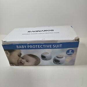 Ragnaros Raund Door Lock Protection. Child Safety Door Knob Cover (4 Pack)